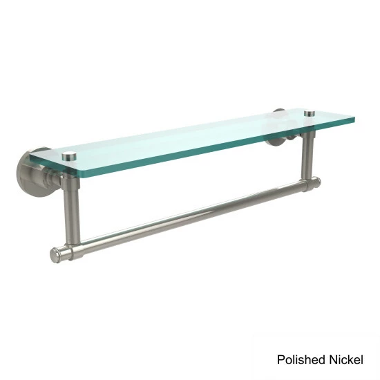 Promo ๐ Allied Brass Washington Square Collection 22-inch Glass Vanity Shelf With Integrated Towel Bar Antique Pewter ๐งจ 7 Promo ๐ Allied Brass Washington Square Collection 22-inch Glass Vanity Shelf With Integrated Towel Bar Antique Pewter ๐งจ - Image 5