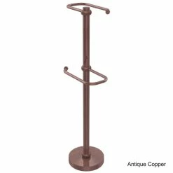 Brand new ❤️ Allied Brass Free Standing Brass Two-roll Toilet Tissue Stand 🛒 -Allied Brass Sales unnamed file 2092