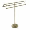 Discount 💯 Allied Brass Black, Chrome, Nickel, Brass, Bronze, Copper, Pewter Brass Free Standing Double Arm Towel Holder 🥰 -Allied Brass Sales unnamed file 2107