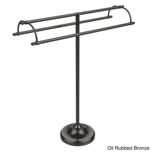 Discount ๐ฏ Allied Brass Black, Chrome, Nickel, Brass, Bronze, Copper, Pewter Brass Free Standing Double Arm Towel Holder ๐ฅฐ 7 Discount ๐ฏ Allied Brass Black, Chrome, Nickel, Brass, Bronze, Copper, Pewter Brass Free Standing Double Arm Towel Holder ๐ฅฐ - Image 5
