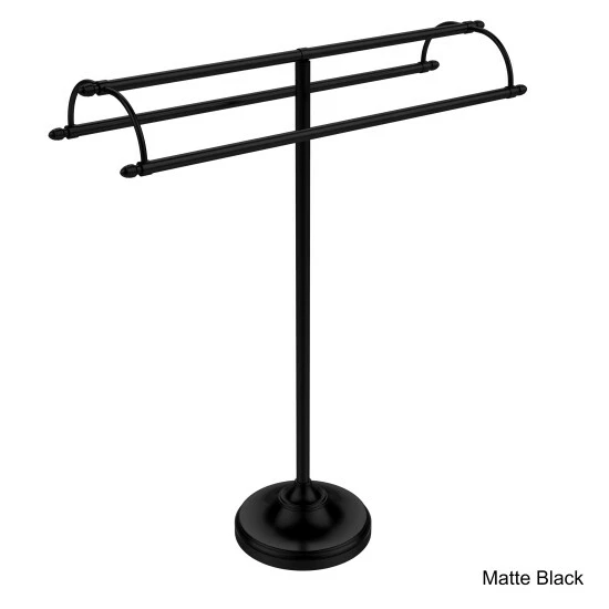 Discount ๐ฏ Allied Brass Black, Chrome, Nickel, Brass, Bronze, Copper, Pewter Brass Free Standing Double Arm Towel Holder ๐ฅฐ 8 Discount ๐ฏ Allied Brass Black, Chrome, Nickel, Brass, Bronze, Copper, Pewter Brass Free Standing Double Arm Towel Holder ๐ฅฐ - Image 6