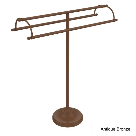 Discount ๐ฏ Allied Brass Black, Chrome, Nickel, Brass, Bronze, Copper, Pewter Brass Free Standing Double Arm Towel Holder ๐ฅฐ 9 Discount ๐ฏ Allied Brass Black, Chrome, Nickel, Brass, Bronze, Copper, Pewter Brass Free Standing Double Arm Towel Holder ๐ฅฐ - Image 7