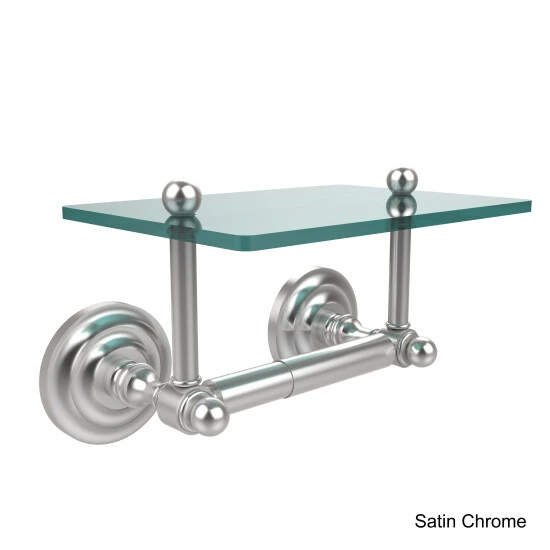 New ๐ Allied Brass Que New Two Post Toilet Tissue Holder With Glass Shelf ๐ 10 New ๐ Allied Brass Que New Two Post Toilet Tissue Holder With Glass Shelf ๐ - Image 8
