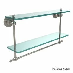 Discount 😍 Allied Brass Astor Place Collection Glass And Brass 22-inch Two-tiered Shelf With Integrated Towel Bar 😍 15 Discount 😍 Allied Brass Astor Place Collection Glass And Brass 22-inch Two-tiered Shelf With Integrated Towel Bar 😍 -Allied Brass Sales unnamed file 2184