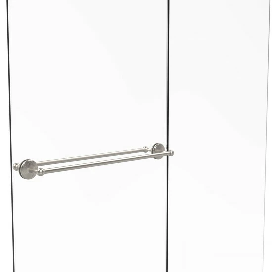 Flash Sale 🛒 Allied Brass Monte Carlo Collection 30-inch Back-to-back Shower Door Towel Bar Nickel Finish/polished 🌟 3 Flash Sale 🛒 Allied Brass Monte Carlo Collection 30-inch Back-to-back Shower Door Towel Bar Nickel Finish/polished 🌟