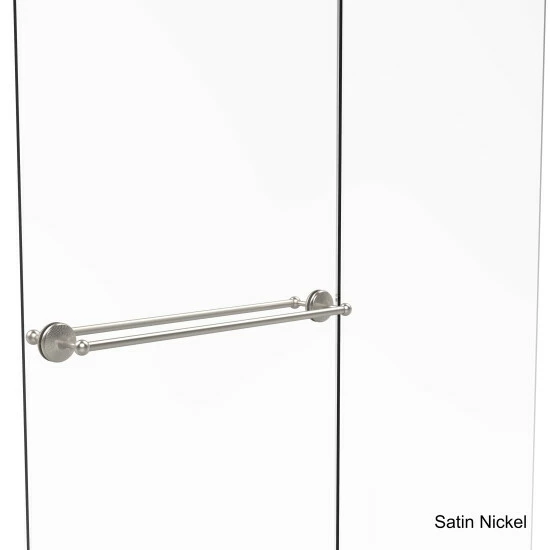 Flash Sale 🛒 Allied Brass Monte Carlo Collection 30-inch Back-to-back Shower Door Towel Bar Nickel Finish/polished 🌟 4 Flash Sale 🛒 Allied Brass Monte Carlo Collection 30-inch Back-to-back Shower Door Towel Bar Nickel Finish/polished 🌟 - Image 2