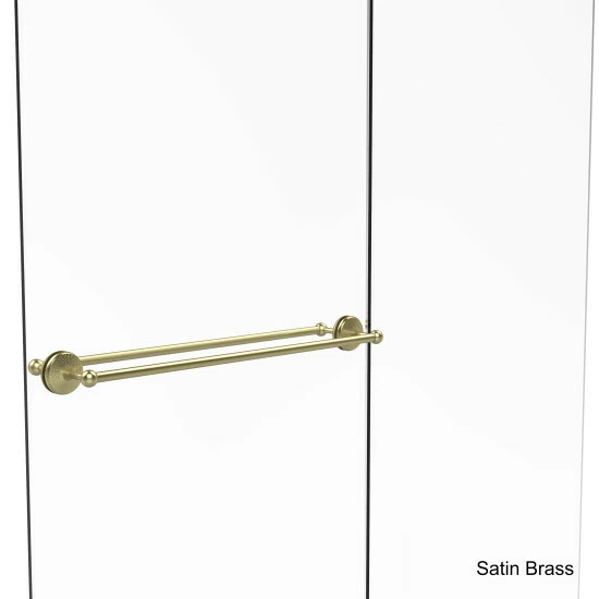 Flash Sale 🛒 Allied Brass Monte Carlo Collection 30-inch Back-to-back Shower Door Towel Bar Nickel Finish/polished 🌟 6 Flash Sale 🛒 Allied Brass Monte Carlo Collection 30-inch Back-to-back Shower Door Towel Bar Nickel Finish/polished 🌟 - Image 4