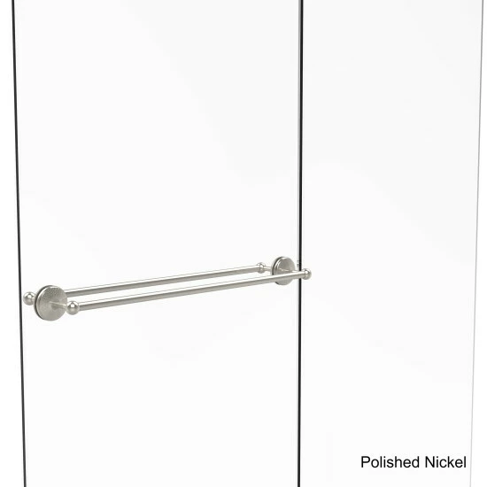 Flash Sale 🛒 Allied Brass Monte Carlo Collection 30-inch Back-to-back Shower Door Towel Bar Nickel Finish/polished 🌟 7 Flash Sale 🛒 Allied Brass Monte Carlo Collection 30-inch Back-to-back Shower Door Towel Bar Nickel Finish/polished 🌟 - Image 5