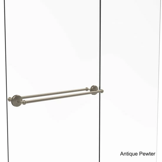Flash Sale 🛒 Allied Brass Monte Carlo Collection 30-inch Back-to-back Shower Door Towel Bar Nickel Finish/polished 🌟 8 Flash Sale 🛒 Allied Brass Monte Carlo Collection 30-inch Back-to-back Shower Door Towel Bar Nickel Finish/polished 🌟 - Image 6