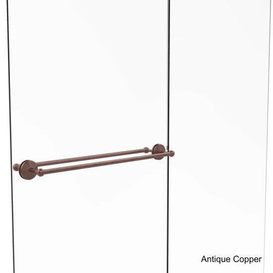 Flash Sale 🛒 Allied Brass Monte Carlo Collection 30-inch Back-to-back Shower Door Towel Bar Nickel Finish/polished 🌟 9 Flash Sale 🛒 Allied Brass Monte Carlo Collection 30-inch Back-to-back Shower Door Towel Bar Nickel Finish/polished 🌟 - Image 7