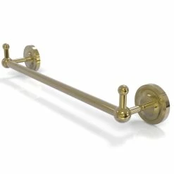 New 🎁 Allied Brass Prestige Regal Collection 24 Inch Towel Bar With Integrated Hooks 🔔