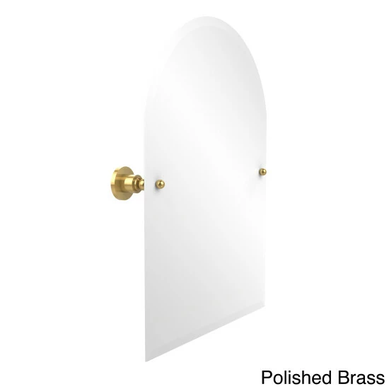 Flash Sale 🛒 Allied Brass Frameless Arched Top Tilt Wall Mirror Astor Place Collection With Beveled Edge Satin Nickel 🥰 4 Flash Sale 🛒 Allied Brass Frameless Arched Top Tilt Wall Mirror Astor Place Collection With Beveled Edge Satin Nickel 🥰 - Image 2