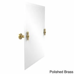 Wholesale 👍 Allied Brass Retro Dot Collection Beveled Edge Unframed Rectangular Tilt Wall Mirror 👍