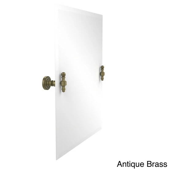 Wholesale 👍 Allied Brass Retro Dot Collection Beveled Edge Unframed Rectangular Tilt Wall Mirror 👍 4 Wholesale 👍 Allied Brass Retro Dot Collection Beveled Edge Unframed Rectangular Tilt Wall Mirror 👍 - Image 2