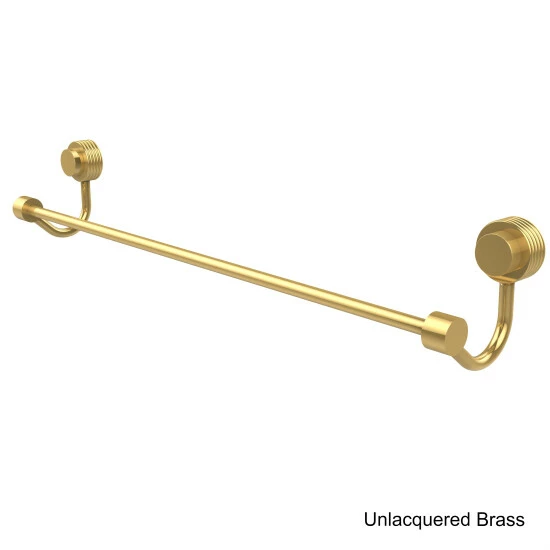 Buy 👍 Allied Brass Venus Collection Clear Brass 30-inch Towel Bar With Groovy Accent 🛒 4 Buy 👍 Allied Brass Venus Collection Clear Brass 30-inch Towel Bar With Groovy Accent 🛒 - Image 2