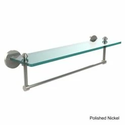 Deals 😀 Allied Brass Southbeach Collection Glass 22-inch Vanity Shelf With Integrated Towel Bar 🎉 -Allied Brass Sales unnamed file 2502