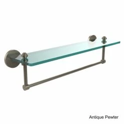 Deals 😀 Allied Brass Southbeach Collection Glass 22-inch Vanity Shelf With Integrated Towel Bar 🎉 -Allied Brass Sales unnamed file 2503