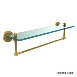 Deals 😀 Allied Brass Southbeach Collection Glass 22-inch Vanity Shelf With Integrated Towel Bar 🎉 -Allied Brass Sales unnamed file 2505