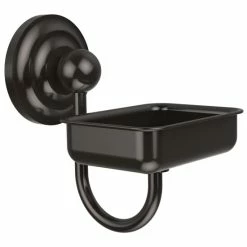 New ✔️ Allied Brass Prestige Que New Collection Clear Brass Wall-mounted Soap Dish ✨