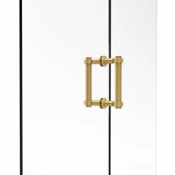 Outlet 🤩 Allied Brass 6-inch Contemporary Back-to-back Shower Door Pull With Grooved Accent 🎁