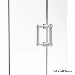 Outlet 🤩 Allied Brass 6-inch Contemporary Back-to-back Shower Door Pull With Grooved Accent 🎁 -Allied Brass Sales unnamed file 2579
