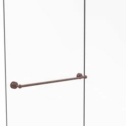 Best deal 🔔 Allied Brass Waverly Place Collection Clear Finish Brass 30-inch Shower Door Towel Bar 😍