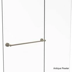 Best deal 🔔 Allied Brass Waverly Place Collection Clear Finish Brass 30-inch Shower Door Towel Bar 😍 -Allied Brass Sales unnamed file 2634