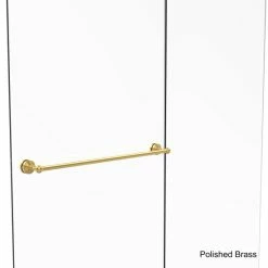 Best deal 🔔 Allied Brass Waverly Place Collection Clear Finish Brass 30-inch Shower Door Towel Bar 😍 -Allied Brass Sales unnamed file 2636