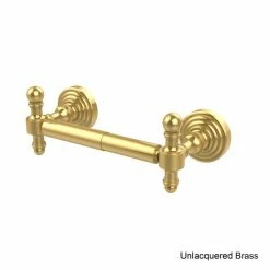 Hot Sale 😉 Allied Brass Retro Wave Collection 2 Post Toilet Tissue Holder 😍 -Allied Brass Sales unnamed file 2676
