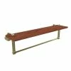 Brand new ⌛ Allied Brass Waverly Place Collection IPE Ironwood/Brass 22-inch Shelf With Integrated Towel Bar ⌛ -Allied Brass Sales unnamed file 2775