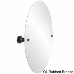 Promo 😀 Allied Brass Astor Place Collection Frameless Oval Tilt Wall Mirror ✨ -Allied Brass Sales unnamed file 284