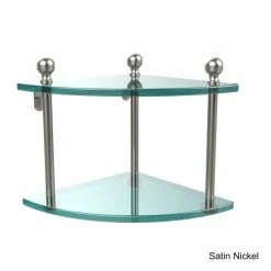 Budget ⌛ Allied Brass Mambo Collection 2-tier Corner Glass Shelf 🎁 -Allied Brass Sales unnamed file 2841