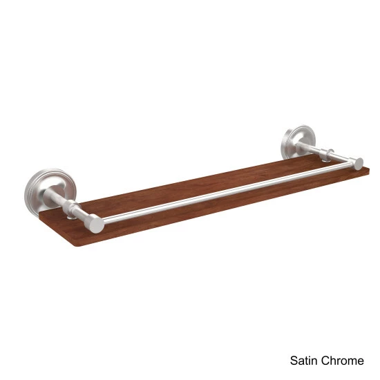 Outlet ๐คฉ Allied Brass Prestige Regal Collection Clear Solid IPE Ironwood 22-inch Shelf With Gallery Rail ๐ 6 Outlet ๐คฉ Allied Brass Prestige Regal Collection Clear Solid IPE Ironwood 22-inch Shelf With Gallery Rail ๐ - Image 4
