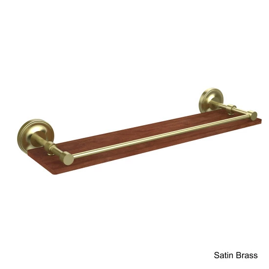 Outlet ๐คฉ Allied Brass Prestige Regal Collection Clear Solid IPE Ironwood 22-inch Shelf With Gallery Rail ๐ 7 Outlet ๐คฉ Allied Brass Prestige Regal Collection Clear Solid IPE Ironwood 22-inch Shelf With Gallery Rail ๐ - Image 5
