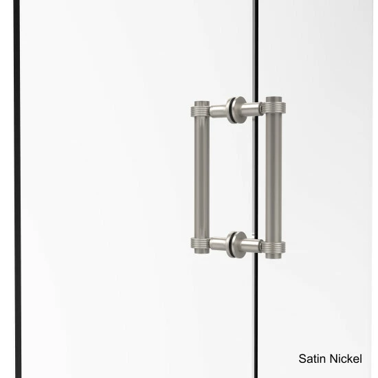 New 🛒 Allied Brass Contemporary 8-inch Back-to-back Grooved Accent Shower Door Pull 👏 5 New 🛒 Allied Brass Contemporary 8-inch Back-to-back Grooved Accent Shower Door Pull 👏 - Image 3
