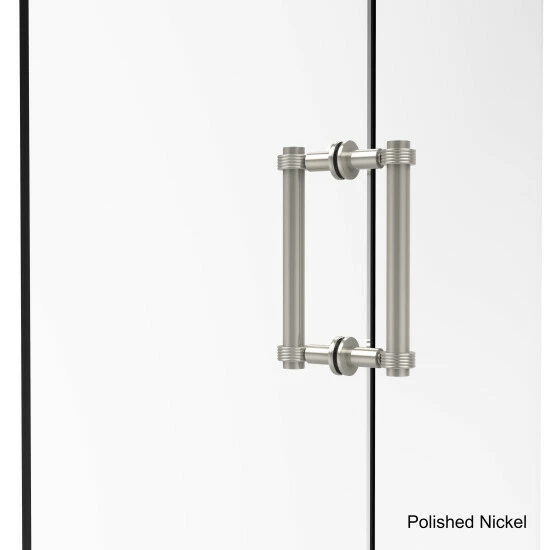 New 🛒 Allied Brass Contemporary 8-inch Back-to-back Grooved Accent Shower Door Pull 👏 8 New 🛒 Allied Brass Contemporary 8-inch Back-to-back Grooved Accent Shower Door Pull 👏 - Image 6