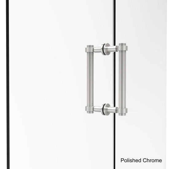 New 🛒 Allied Brass Contemporary 8-inch Back-to-back Grooved Accent Shower Door Pull 👏 10 New 🛒 Allied Brass Contemporary 8-inch Back-to-back Grooved Accent Shower Door Pull 👏 - Image 8