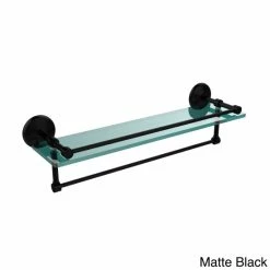 Discount 🧨 Allied Brass Monte Carlo Collection 22-inch Gallery Glass Shelf With Towel Bar 🔔 -Allied Brass Sales unnamed file 2923