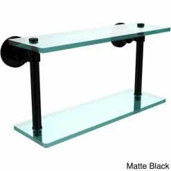 Budget 👏 Allied Brass Washing Square Collection 16-inch Two Tiered Glass Shelf 🛒 -Allied Brass Sales unnamed file 3049