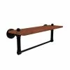Flash Sale 🧨 Allied Brass Waverly Place Collection Solid Ipe Ironwood 16-inch Shelf With Integrated Towel Bar ⌛ -Allied Brass Sales unnamed file 3066