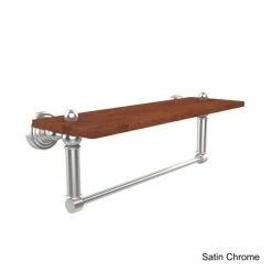 Flash Sale 🧨 Allied Brass Waverly Place Collection Solid Ipe Ironwood 16-inch Shelf With Integrated Towel Bar ⌛ -Allied Brass Sales unnamed file 3068