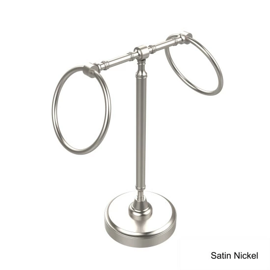 Wholesale ✨ Allied Brass Vanity Top 2 Towel Ring Guest Towel Holder ⌛ 4 Wholesale ✨ Allied Brass Vanity Top 2 Towel Ring Guest Towel Holder ⌛ - Image 2