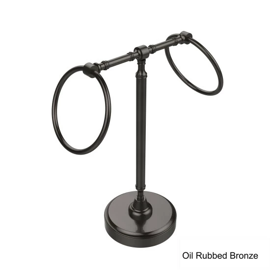 Wholesale ✨ Allied Brass Vanity Top 2 Towel Ring Guest Towel Holder ⌛ 6 Wholesale ✨ Allied Brass Vanity Top 2 Towel Ring Guest Towel Holder ⌛ - Image 4