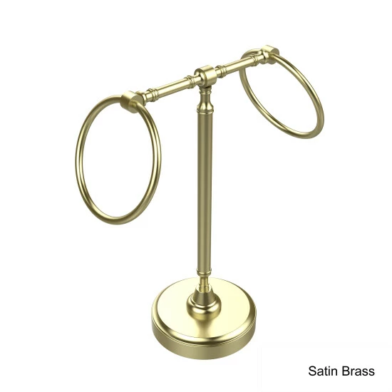 Wholesale ✨ Allied Brass Vanity Top 2 Towel Ring Guest Towel Holder ⌛ 10 Wholesale ✨ Allied Brass Vanity Top 2 Towel Ring Guest Towel Holder ⌛ - Image 8