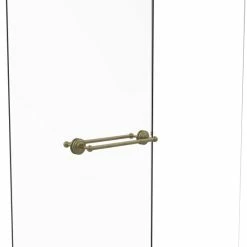 Best deal 🧨 Allied Brass Collection Black, Brass, Bronze, Chrome, Copper, Nickel Brass 18-inch Back To Back Shower Door Towel Bar 💯