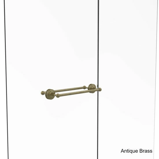Best deal ๐งจ Allied Brass Collection Black, Brass, Bronze, Chrome, Copper, Nickel Brass 18-inch Back To Back Shower Door Towel Bar ๐ฏ 4 Best deal ๐งจ Allied Brass Collection Black, Brass, Bronze, Chrome, Copper, Nickel Brass 18-inch Back To Back Shower Door Towel Bar ๐ฏ - Image 2