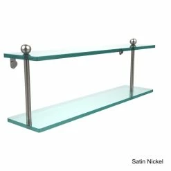 Discount ❤️ Allied Brass Clear Glass 22-inch 2-tier Shelf 💯 -Allied Brass Sales unnamed file 3236