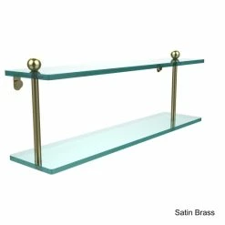 Discount ❤️ Allied Brass Clear Glass 22-inch 2-tier Shelf 💯 -Allied Brass Sales unnamed file 3238