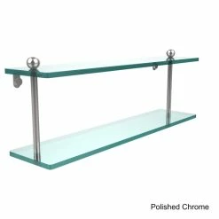 Discount ❤️ Allied Brass Clear Glass 22-inch 2-tier Shelf 💯 -Allied Brass Sales unnamed file 3241