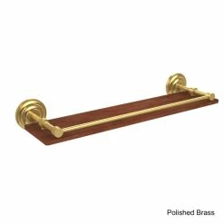 New ⭐ Allied Brass Que New Collection 22-inch Solid Ironwood Shelf With Gallery Rail - 22"W X 3"H X 5"D Antique Brass 😀 14 New ⭐ Allied Brass Que New Collection 22-inch Solid Ironwood Shelf With Gallery Rail - 22"W X 3"H X 5"D Antique Brass 😀 -Allied Brass Sales unnamed file 3254